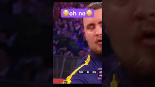 😳fail Luke Littler neckbracker against Humphries 😳Darts Dart fail darts dart 😳🎯 [upl. by Ahsilat]