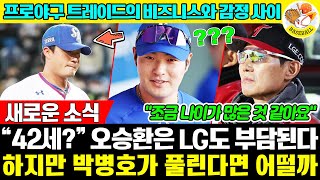 quot42세 조금 나이가 많은 것 같아요quot 오승환은 LG도 부담된다 하지만 박병호가 풀린다면 어떨까→삼성 FA 시장의 숨막히는 드라마 LG트윈스 삼성라이온즈 보상선수 [upl. by Holland750]