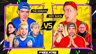 EQUIPO MOCO VS EQUIPO KELLY ¿QUIEN ES LA MEJOR ESCUADRA DE FREE FIRE  TheDonato Día Booyah [upl. by Erehpotsirhc]