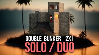 The Solitary  SoloDuo DOUBLE BUNKER Base Design Rust [upl. by Wyly]