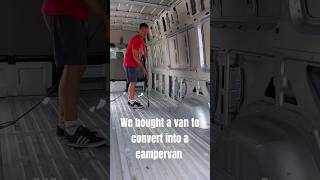 VW crafter camper van conversion begins [upl. by Godric]