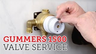 How to service Gummers 1500 style shower valve amp cartridge [upl. by Aiuqal]