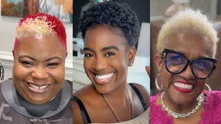 45 Stunning Short Natural Haircuts for American Black Women Over 50 in 2024 Volume 2 [upl. by Saied417]