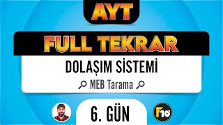 MEB Biyoloji Kitabı Dolaşım Sistemi Taraması F10 Full Tekrar Kampı [upl. by Olivette729]