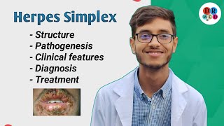 Herpes simplex virus  Herpes virus 1 amp 2  Microbiology bangla lecture  Dr Med [upl. by Ergener]