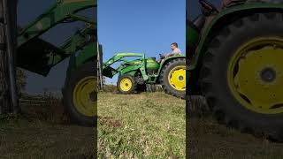 Working in the feedlot fyp viral farm farming johndeere like cow goat foryou viral [upl. by Ecart]