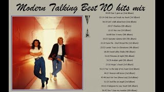 Modern Talking Best NO hits mix One hour music from the heart by Thomas Anders and Dieter Bohlen [upl. by Ahsinek]