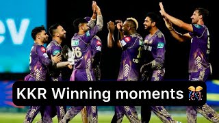 kkr winning moments  ipl winning moments  kkr vs srh winning moment  kkr win status [upl. by Dlaregztif655]