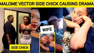 Malome Vector s side chick causing drama on social media streets [upl. by Cirdek]