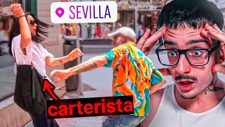 así son los pickpockets de Sevilla  carteristas 4 [upl. by Hashimoto]