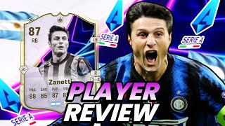 87 ON THIS DAY ICON ZANETTI SBC PLAYER REVIEW FC 25 ULTIMATE TEAM [upl. by Harte48]