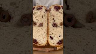 Olive Sourdough Loaf sourdough sourdoughbaking sourdoughbread sourdoughstarter [upl. by Tychon]