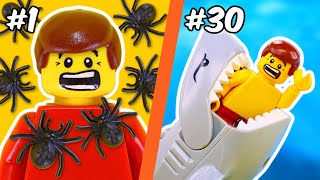 WORLD’S BIGGEST FEARS in LEGO [upl. by Rehpotsirk]