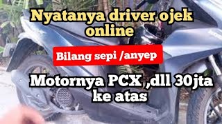 menjadi driver gojek pendapatan gojek perhari sudah pait tapi sepeda motor baru baru [upl. by Alec]