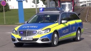 NEUE EKLASSE AUTOBAHNPOLIZEI THÜRINGEN VIP Eskorte Bundespräsident Joachim Gauck in Erfurt [upl. by Danas]