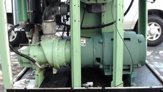 How a oil flooded rotary screw air compressor works [upl. by Dan]