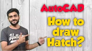 Hot to draw Hatch in Autocad  PART 25 [upl. by Card]