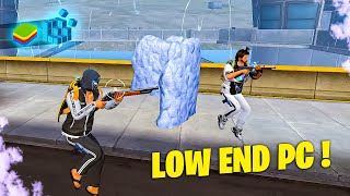 Free Fire LowEnd PC Gameplay😯 [upl. by Cate]