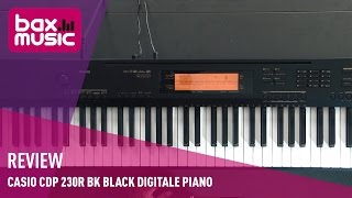 Casio CDP230R BK Black Digitale Piano Review  Bax Music [upl. by Norek282]