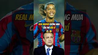 Florentino Pérez Sai Lầm Thế Nào Khi Từ Chối Ronaldinho 😱 football bongda [upl. by Doti]