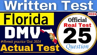 Florida DMV Written Test 2024  DMV Practice Test  DMV Permit Test Questions and Answers [upl. by Sergius41]