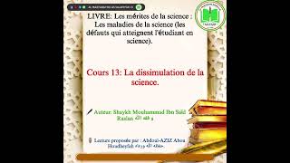 13 La dissimulation de la science [upl. by Best]