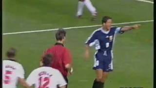 Mondiali 1998 ArgentinaInghilterra highlights primo tempo [upl. by Lenad]