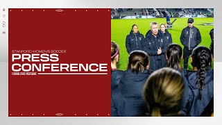 Stanford Womens Soccer Florida State Postgame Press Conference  College Cup [upl. by Adnara539]