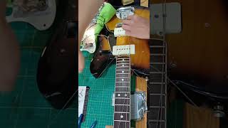 Parallel Series Jazz Telecaster SET UP guitar guitartech fender timelapse [upl. by Neemsaj836]