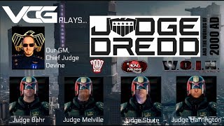 Judge Dredd and the Worlds of 2000AD RPG Actual Play  GMed by Tim Devine [upl. by Holladay458]