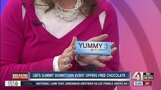 Lees Summit downtown event offers free chocolate [upl. by Miehar]