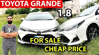 Toyota Corolla Grande 18 Facelift 2017  For Sale  Walk Through  Cheap Car Pakistan [upl. by Ayotyal207]