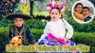 KIMA Y JUANITO PUBLICARON SU PRIMER VÍDEO🥰Linduritas y Pantojitas Felices😊 [upl. by Zined]