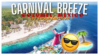 A CRAZY PORT DAY IN COZUMEL MEXICO  Carnival Breeze Cruise 2022 [upl. by Ihsorih793]