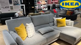 IKEA SOFA COUCHES SECTIONALS AND SLEEPER SOFAS IN STORE WALKING winter sale 2023 [upl. by Ardeth]