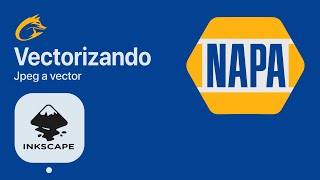 Vectorizando Logo Napa con Inskcape 14 [upl. by Tenner919]