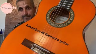 Alhambra 4f flamenco guitar [upl. by Aysab]