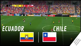 ECUADOR vs CHILE  Eliminatorias Mundial 2026 • Simulación amp Recreación de Video Juego [upl. by Oiragelo525]