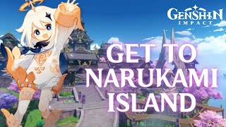 How to Get to Narukami Island in Genshin Impact 2024  Genshin Impact Tutorial [upl. by Mairem318]