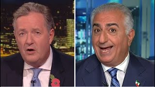 IsraelHamas War Crown Prince Of Iran Tells Piers Morgan Regime quotIs The Godfather Of Terrorismquot [upl. by Iahs947]