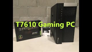 Precision T7610 Gaming Computer NVME2 and GTX 1080 [upl. by Mandi]