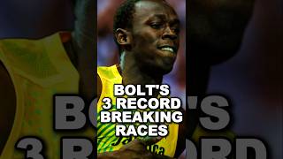 Usain Bolt 3 Record Breaking Races 100m 200m Jamaica Olympic World Championship [upl. by Inaffit]