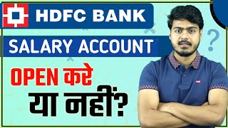 HDFC Bank Salary Account All details  hdfc bank salary account benefits fees amp charges [upl. by Suruat]