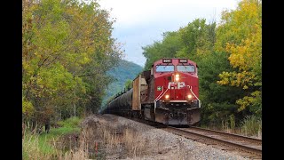 Chasing Canadian Pacific 650 from Rouses Point to Crown Point NY [upl. by Bowden690]