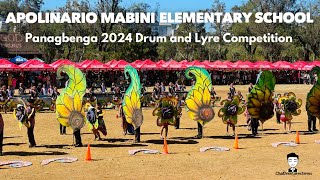 PANAGBENGA 2024 Drum and Lyre Competition  Apolinario Mabini Elementary School [upl. by Ahael]