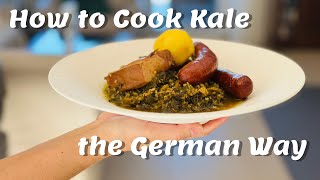 How to Cook Kale the German Way · Ich koche Grünkohl [upl. by Assirialc]