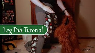 Faun Leg Padding Tutorial for Digitigrade Fursuit Pants [upl. by Eissak]