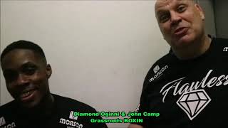 DIAMOND OGINNI amp JOHN CAMP  Post Fight Interview  York Hall  040519 [upl. by Nivlam64]