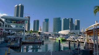 Bayfront park Miami Florida 🏖️ [upl. by Barnabe]