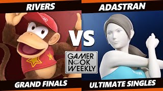 GNW 2 GRAND FINALS  Adastran Wii Fit Trainer Vs Rivers Diddy Kong Smash Ultimate [upl. by Adhern]